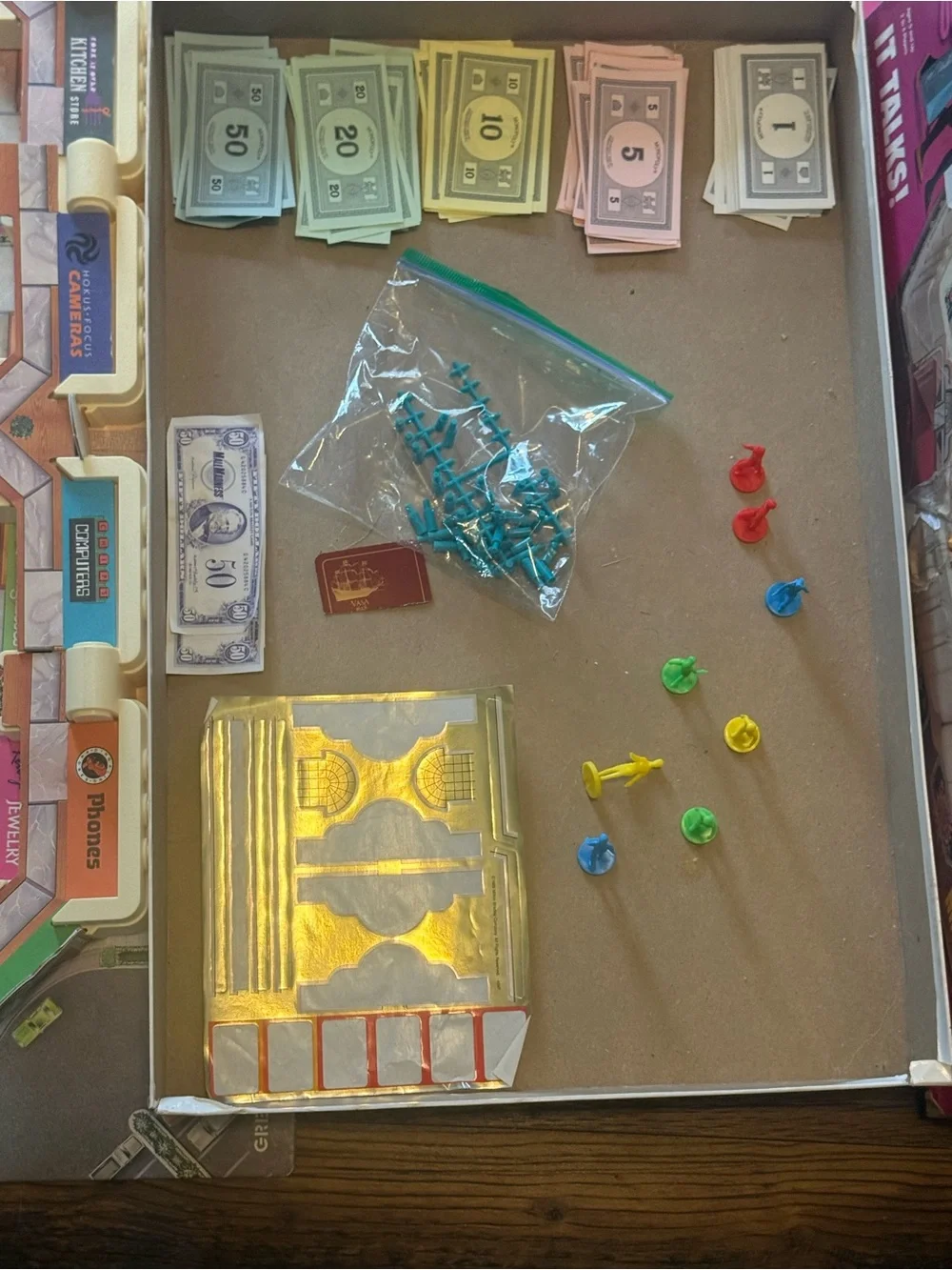 Vintage Electronic Talking Mall Madness Board Game Milton Bradley Incomplete ‘89